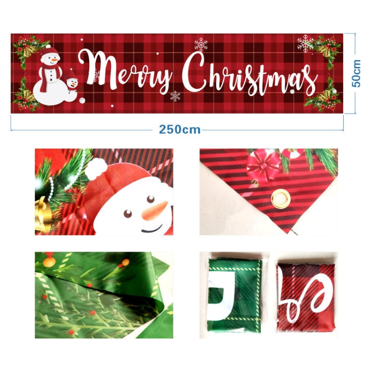 Christmas Patio Banner Party Decoration Supplies