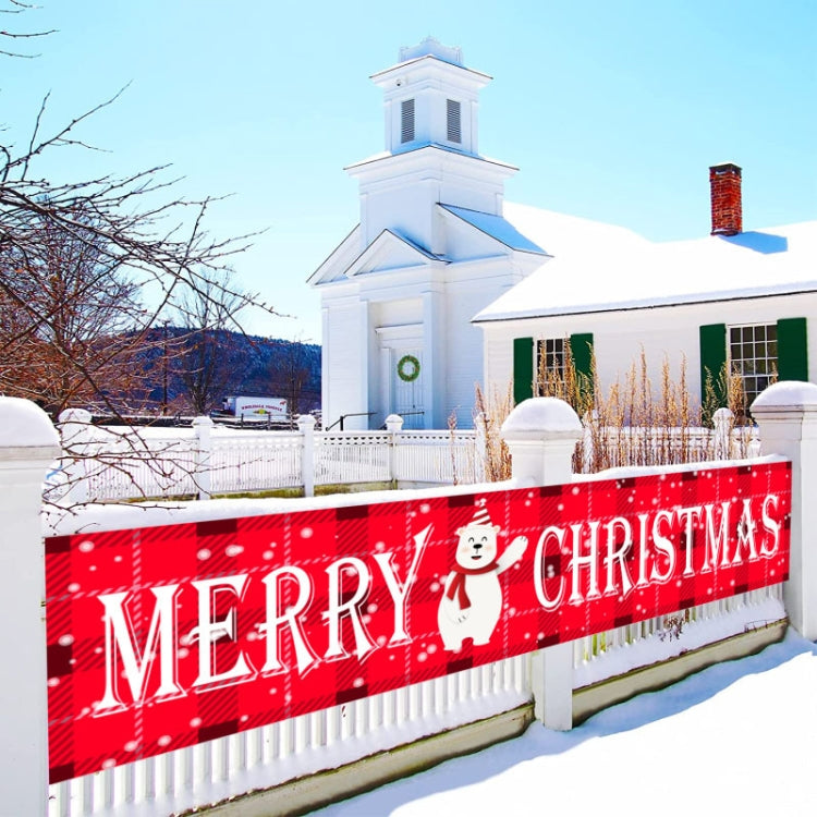 Christmas Patio Banner Party Decoration Supplies