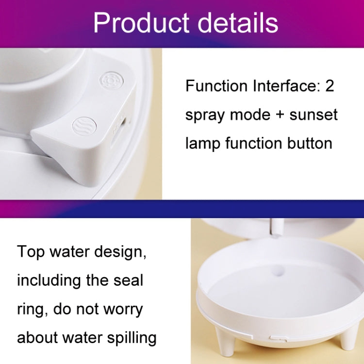 Astronaut Astronaut Humidifier Home Air Sprayer Sunset Lights