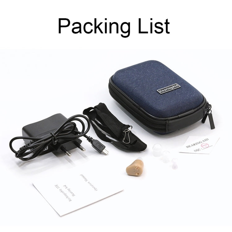 K-88 Wireless Elderly Sound Amplifier Sound Collector Mini Charging Hearing Aids, Plug: