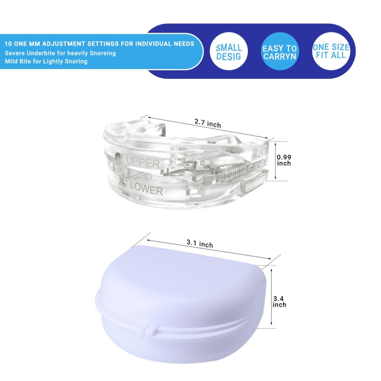 Dental Tray Adjustable Bite Sleep Aid Anti-Snoring Teeth Whitening Sports Braces