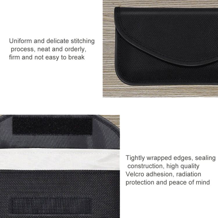 6.5 Inch Cell Phone Signal Shielding Bag Anti-location Isolated Signal RFID Storage Bag
