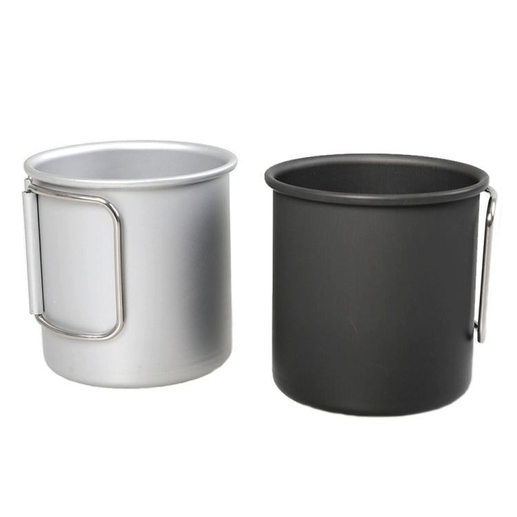 HK280 300ml Outdoor Camping Folding Water Cup Portable Aluminum Alloy Cup