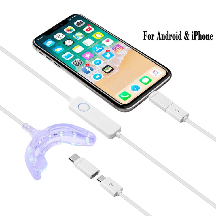 Wire-Controlled 25min Timing 16LED Teeth Whitening Device Dental Bleaching System