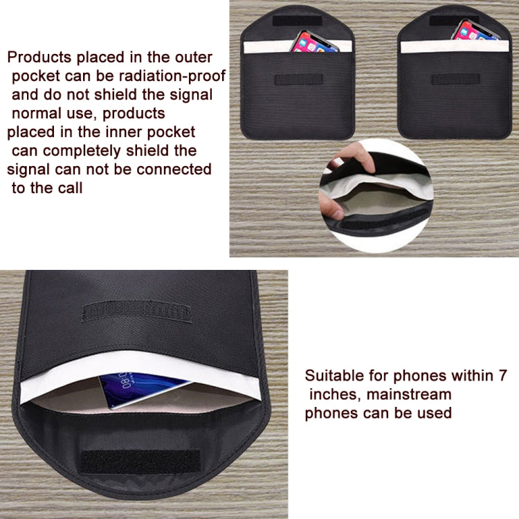 Cell Phone Tablet Signal Shielding Bag RFID Anti-Radiation Case