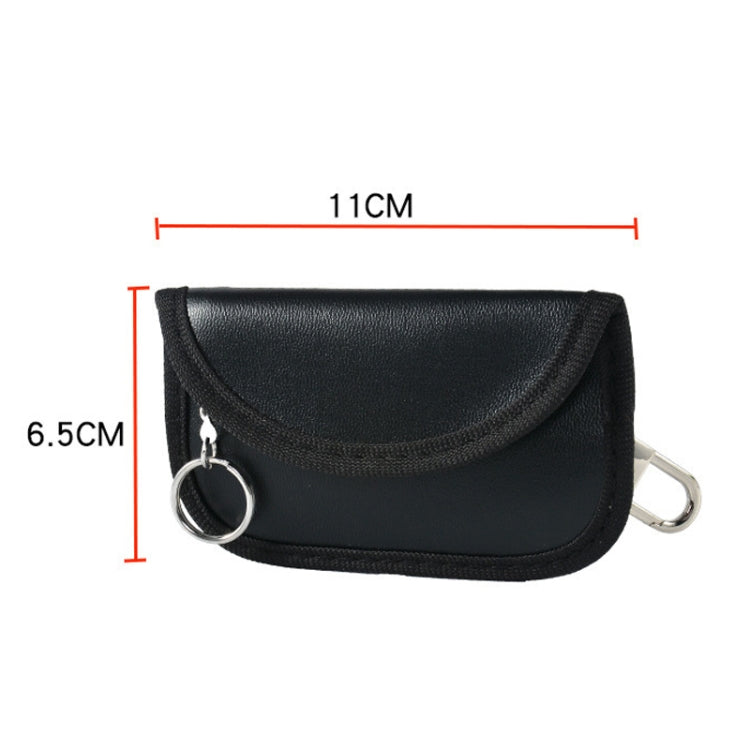 PU Leather RFID Cell Phone Car Key Signal Shielding Bag Anti Radiation Bag