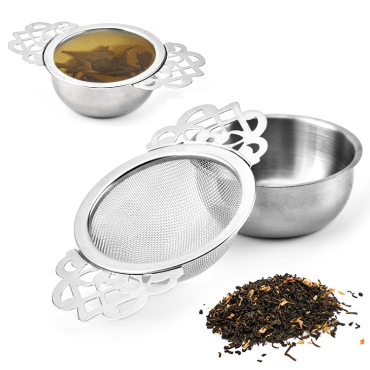 304 Stainless Steel Teapot Decorative Border Tea Filter