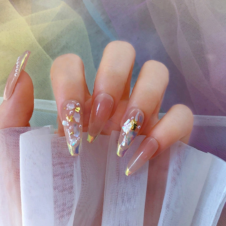 Nail Art Decoration Seashell Fragment Nail Decoration, Style: 04 Colorful