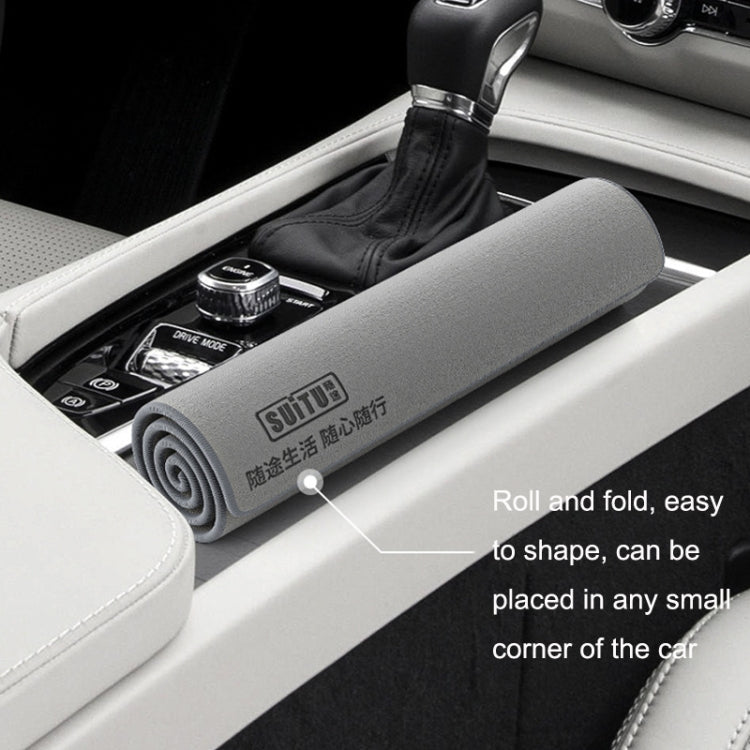 SUITU ST-9000 2pcs Double Suede Car Cleaning Towel Dry Washing Cloth, Size: