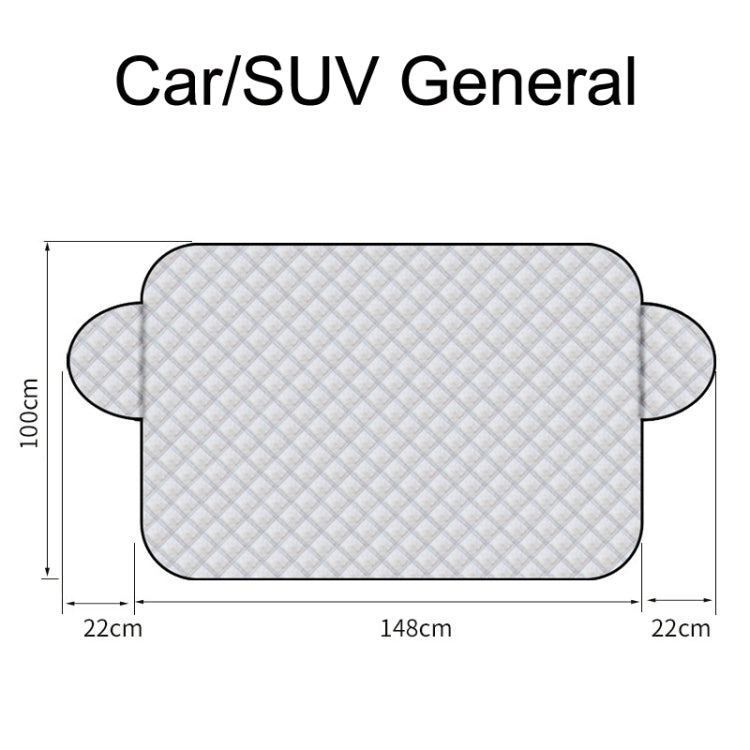 SUITU R-3945 Car Winter Front Glass Snow Shield Defrost Sunshade Thickened Car Clothing, Style: