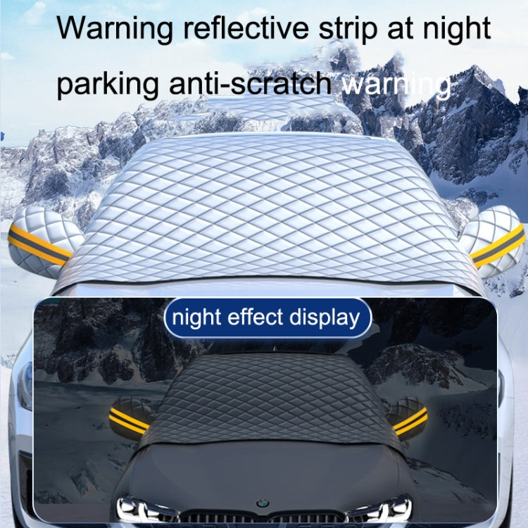 SUITU R-3945 Car Winter Front Glass Snow Shield Defrost Sunshade Thickened Car Clothing, Style: