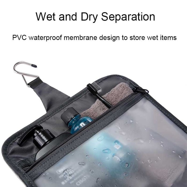 BANGE BG-7529 Convenient Travel Foldable Cosmetic Storage Bag Toiletry Bag With Hook