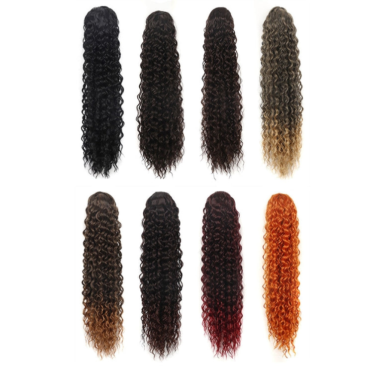 LSDP22 Drawstring Long Curly Wig Ponytail Mesh Curly Ponytail