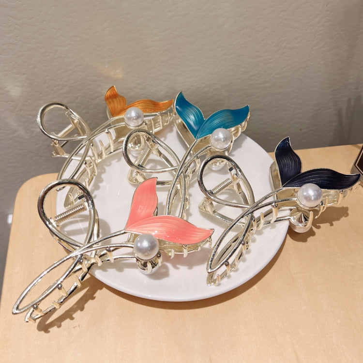 3 PCS Pearl Fishtail Hair Clips Elegant Coiffure Headdress