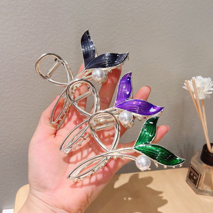 3 PCS Pearl Fishtail Hair Clips Elegant Coiffure Headdress