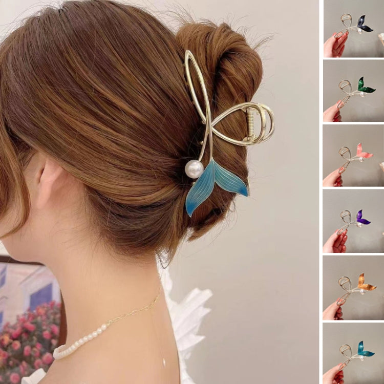 3 PCS Pearl Fishtail Hair Clips Elegant Coiffure Headdress