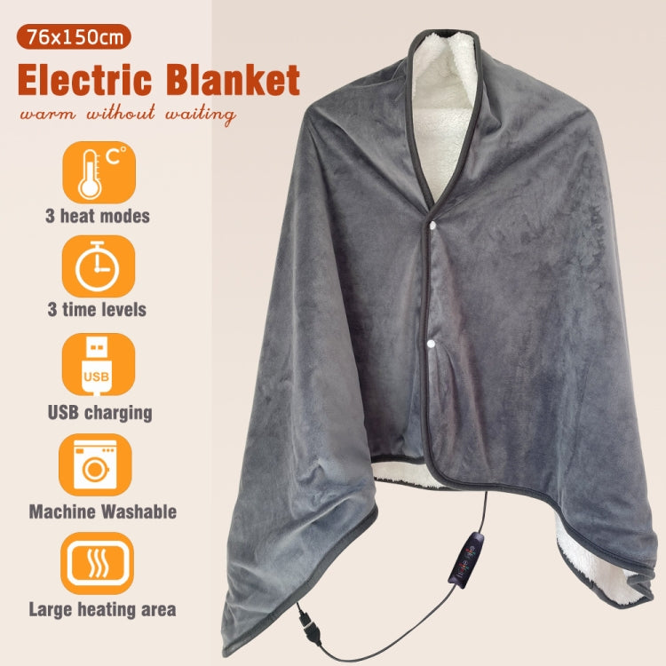 Controller Version Adjustable Temperature Timing USB Electric Heating Shawl Blanket Heating Pad