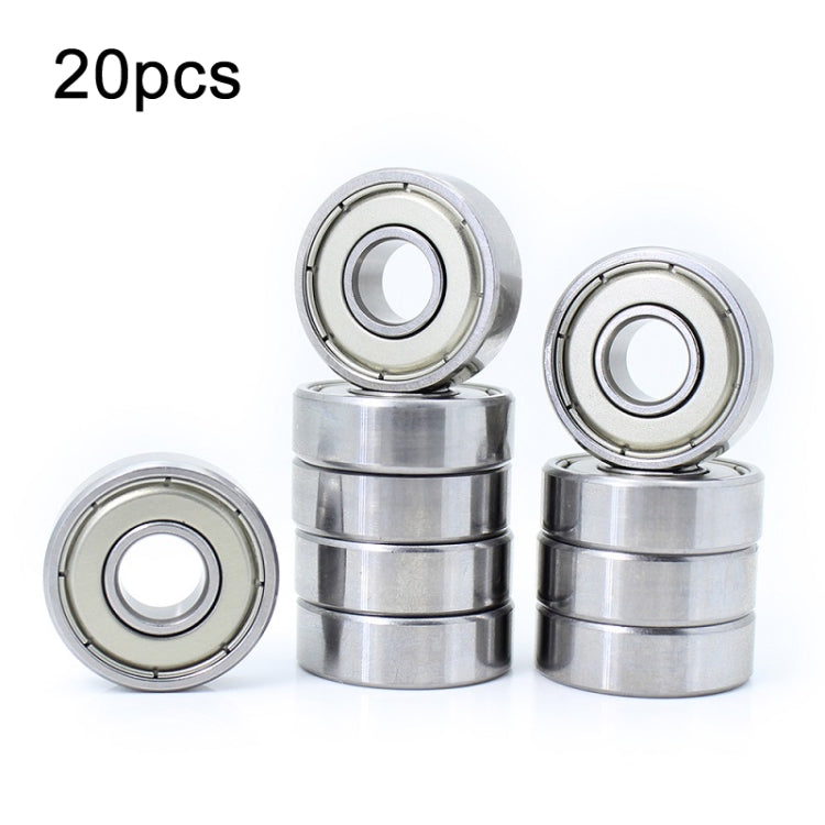 20pcs Miniature Bearings Silent Deep Groove Ball Bearings