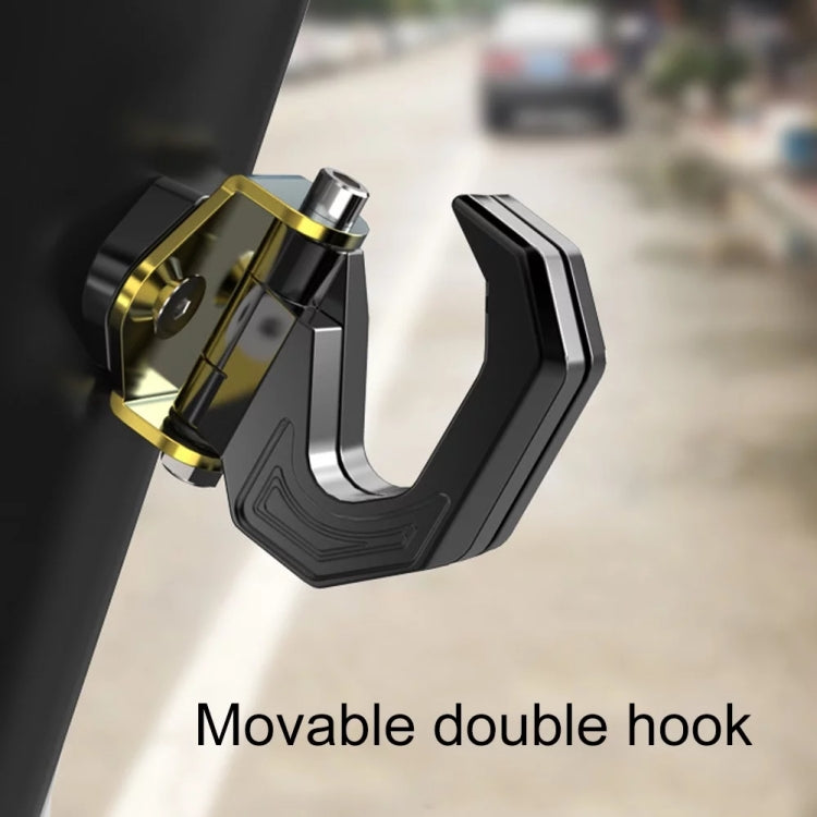 Motorcycle Electric Bike Item Movable Double Hooks Aluminum Helmet Hanger Modification Accessories