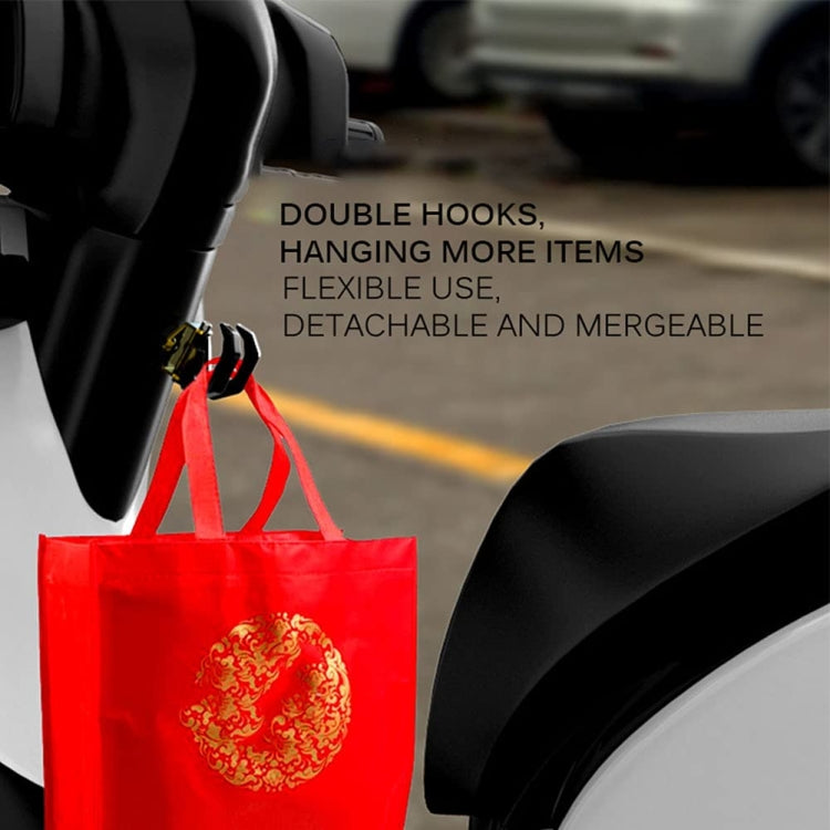 Motorcycle Electric Bike Item Movable Double Hooks Aluminum Helmet Hanger Modification Accessories