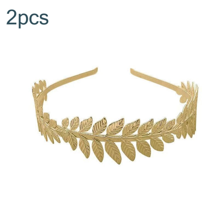 2pcs Tree Leaves Hair Band Headband Bridal Headdress Hair Accessories