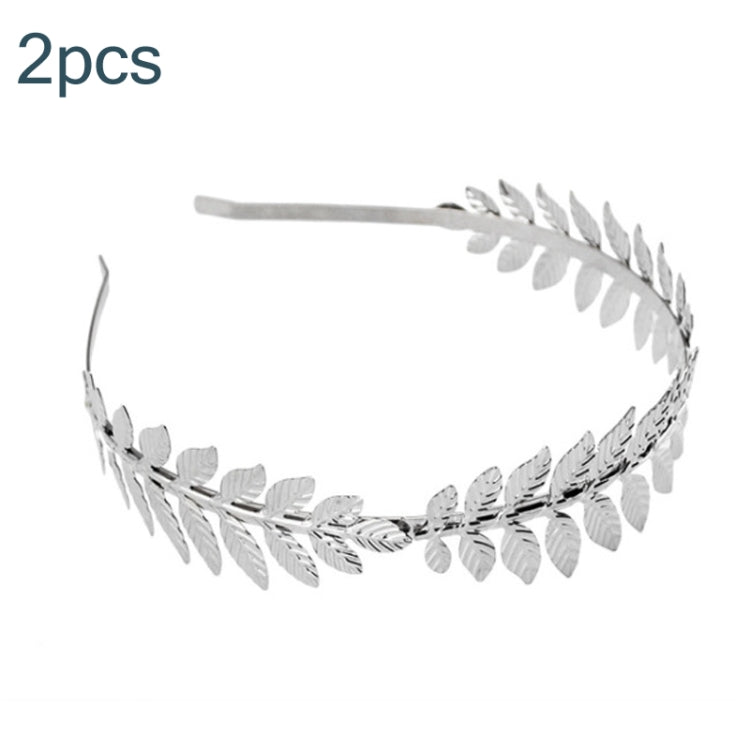 2pcs Tree Leaves Hair Band Headband Bridal Headdress Hair Accessories