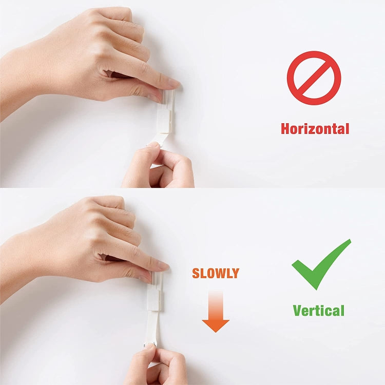 Picture Hanging Strips Hook and Loop Tape Picture Hanger 9.5x2cm