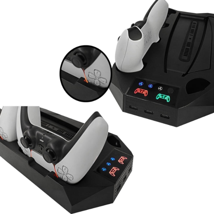 For PS5 DE/UHD 2 In 1 Handheld Console Cooling Stand Fan Base