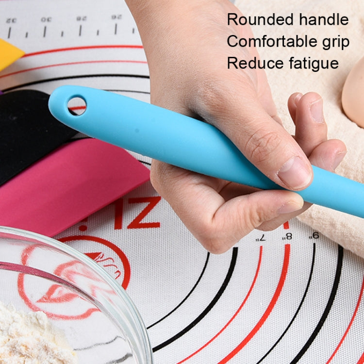 2pcs Large Integrated Silicone Scraper Chocolate Cream Mixing Knife