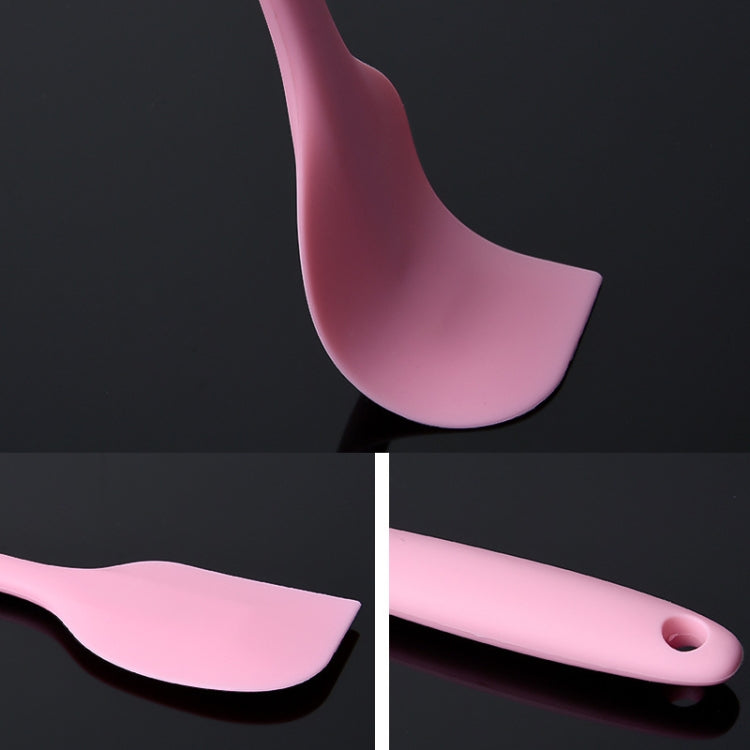 2pcs Large Integrated Silicone Scraper Chocolate Cream Mixing Knife