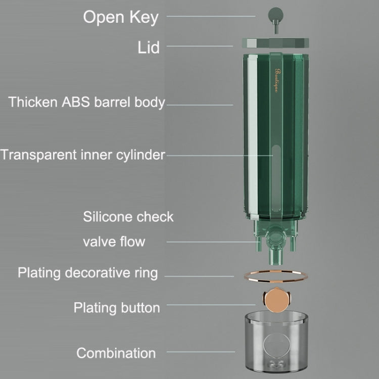 Wall Mounted Manual Soap Liquid Hotel Handwashing Bathroom Bathing Foam Soap Dispenser