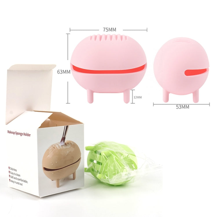 Beauty Makeup Egg Storage Breath Portable Silicone Makeup Products Air Cushion Powder Puff Box