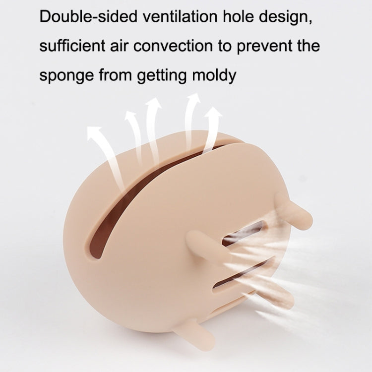 Beauty Makeup Egg Storage Breath Portable Silicone Makeup Products Air Cushion Powder Puff Box