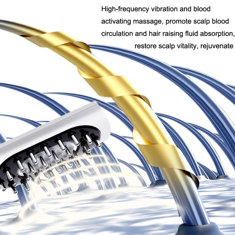 DYM007-005 Scalp Medicine Device Massage Comb Red Light Vibration Scalp Smear Potion Essence Liquid Guide Device