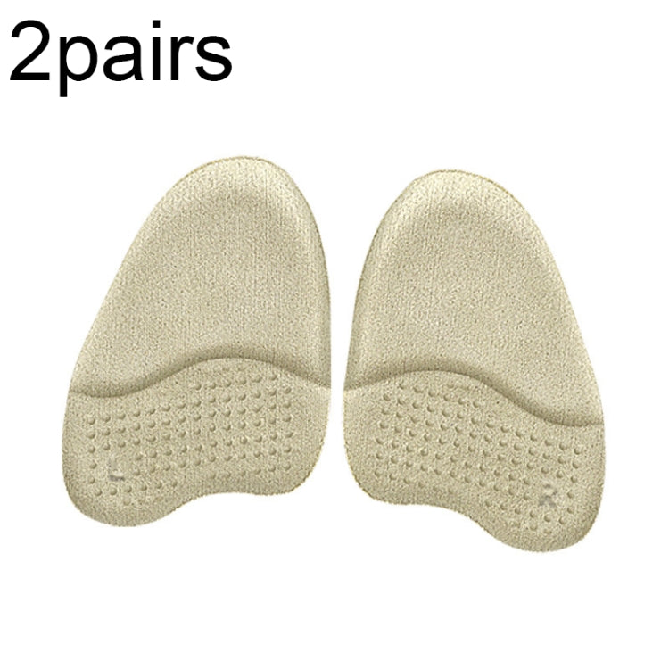 2pairs GEL Sweat-absorbing and Breathable Forefoot Pad High Heels Anti-slip Mat