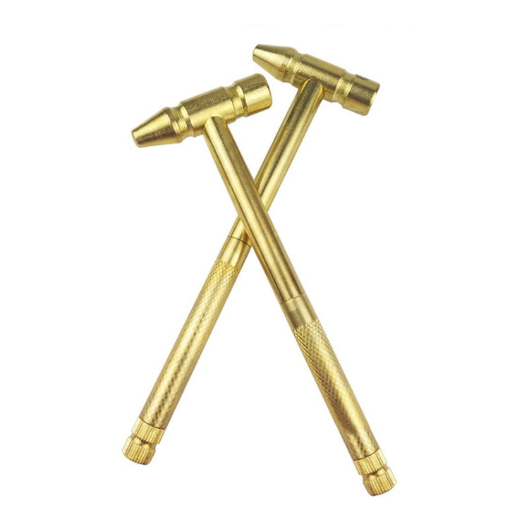 6 in 1 Multifunctional Mini Household Brass Hammer Screwdriver