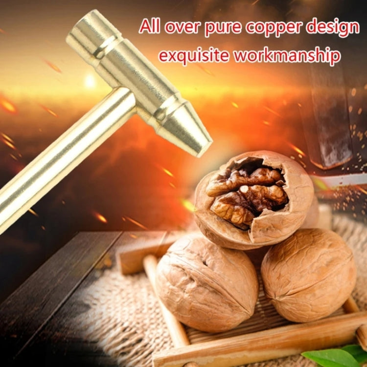 6 in 1 Multifunctional Mini Household Brass Hammer Screwdriver