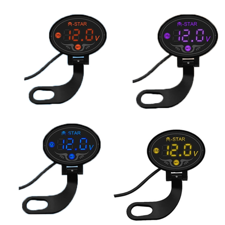 YL-M01 Motorcycle Battery Voltage Monitoring M-STAR Intelligent Voltage Meter