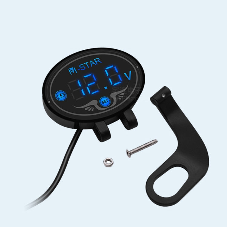 YL-M01 Motorcycle Battery Voltage Monitoring M-STAR Intelligent Voltage Meter