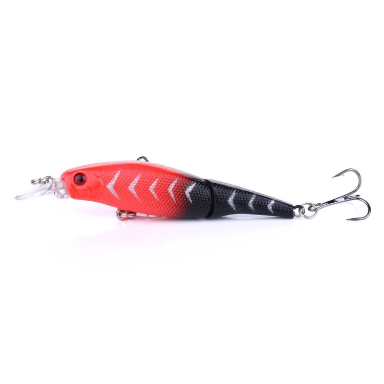 HENGJIA JM010 9cm 7g 2 Sections Bionic Bait With Beads Diving Mino Fake Bait