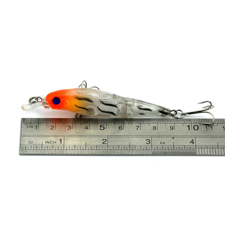 HENGJIA JM010 9cm 7g 2 Sections Bionic Bait With Beads Diving Mino Fake Bait