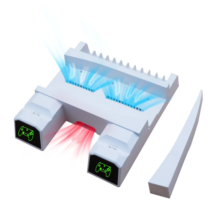 SYP5-5088 PS5 Handle Dual Charging Cooling Fan With Disc Storage Rack