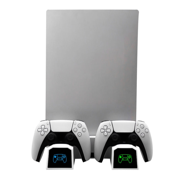 SYP5-5088 PS5 Handle Dual Charging Cooling Fan With Disc Storage Rack