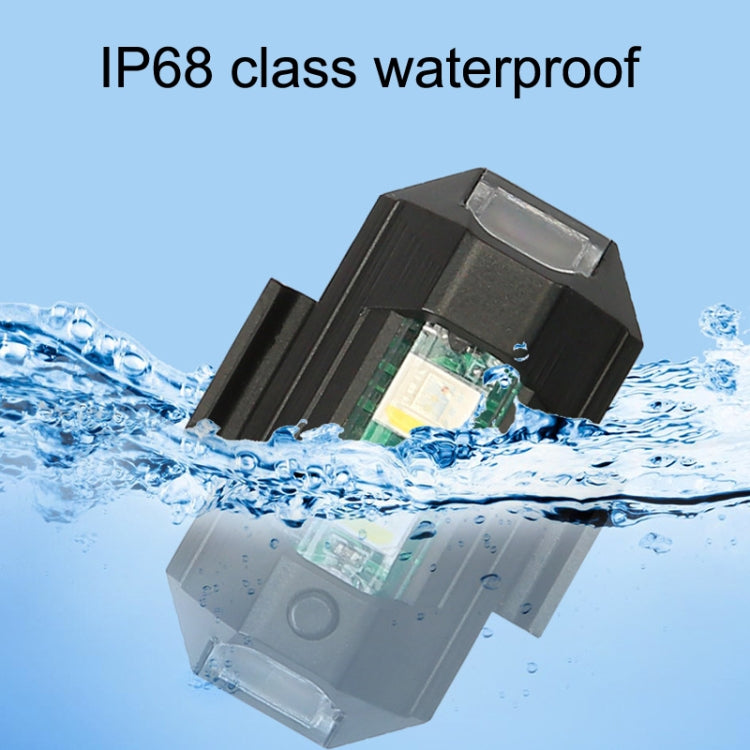 M1 Motorcycle Bicycle Aircraft Explosion Lights Cruise Flashing Anti-Rear-End Collision Light