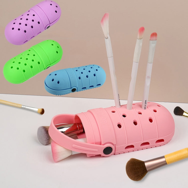 Portable Makeup Pen Storage Frame Multifunctional Silicone Makeup Tool Storage Box