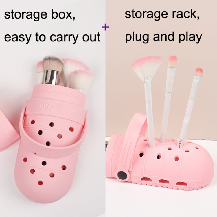 Portable Makeup Pen Storage Frame Multifunctional Silicone Makeup Tool Storage Box