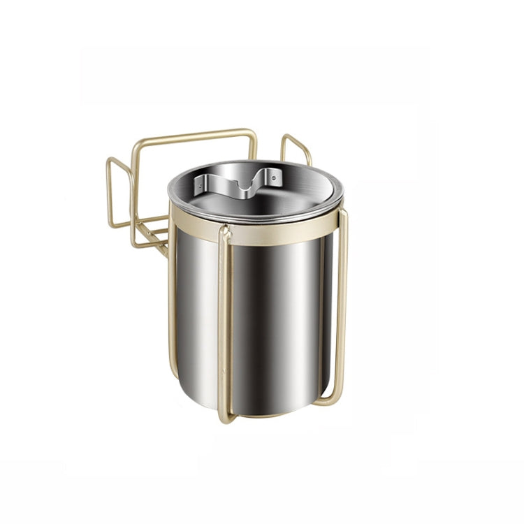 Stainless Steel Wall-mounted Ashtray Bathroom Multifunctional Ashtray Without Punching