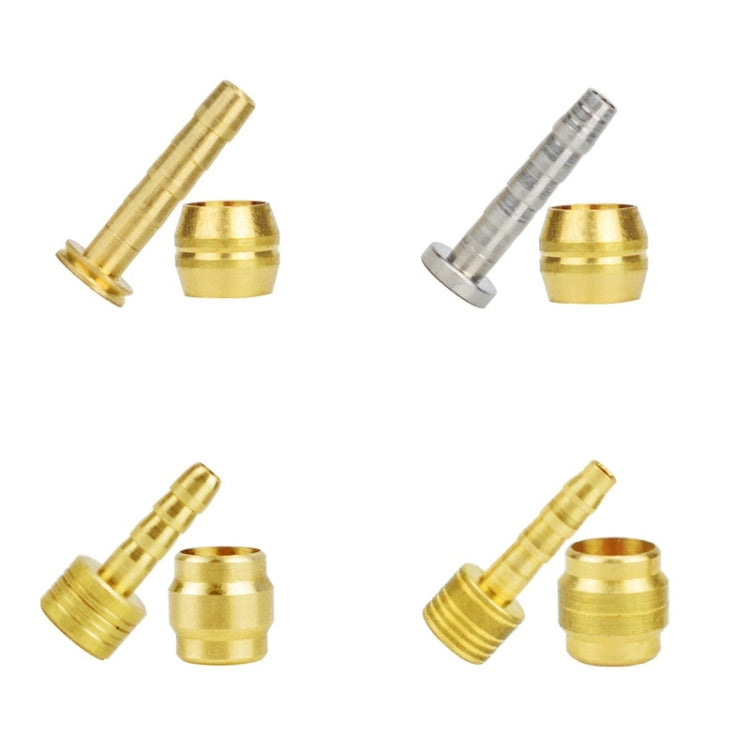 50pcs Mountain Bike Hydraulic Disc Brakes Olive Head+Oil Needle/Pipe