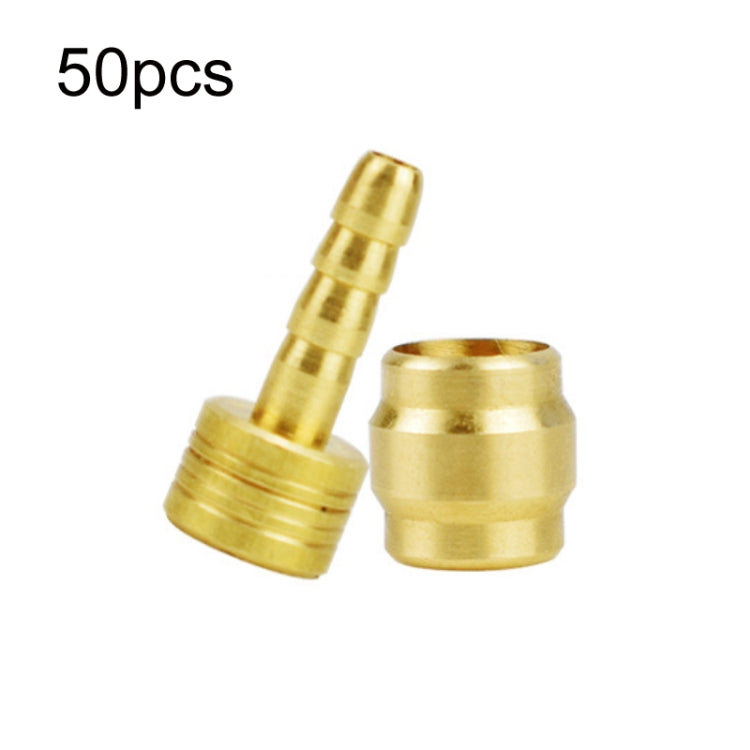 50pcs Mountain Bike Hydraulic Disc Brakes Olive Head+Oil Needle/Pipe