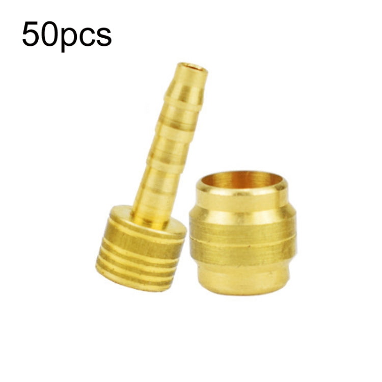 50pcs Mountain Bike Hydraulic Disc Brakes Olive Head+Oil Needle/Pipe